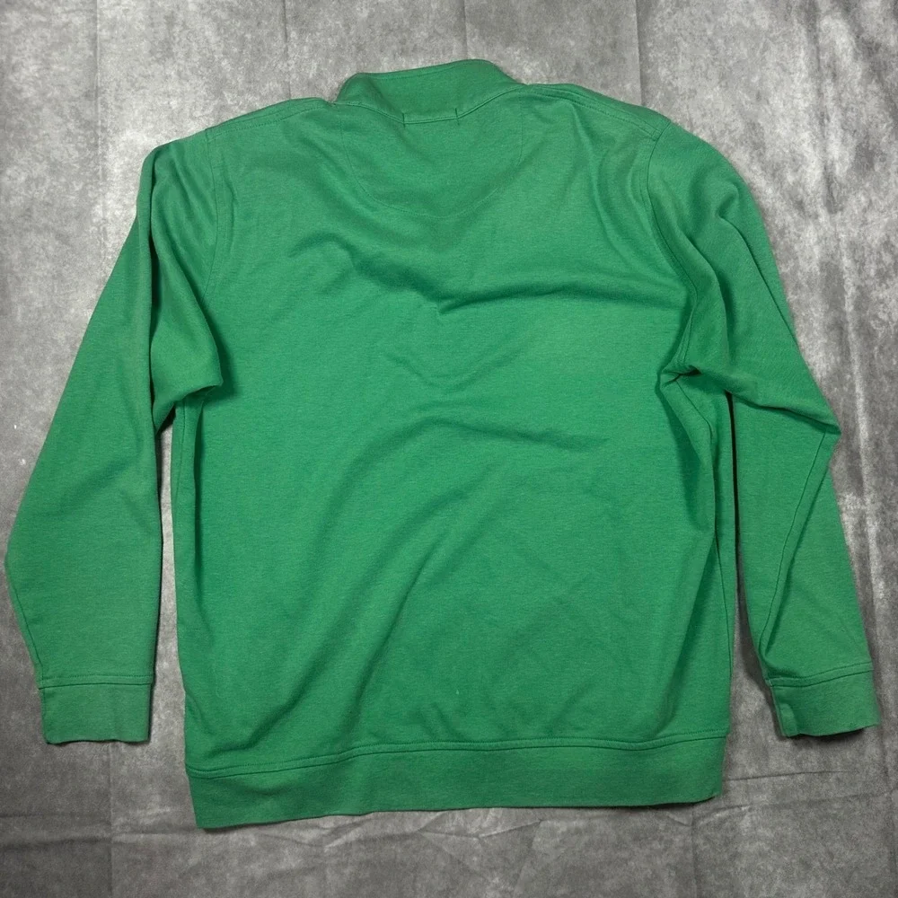 Ballybunion Golf Club Quarter Zip Mens XL Green Pullover Irish Golf Sweatshirt